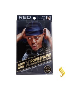 Red Kiss Power Wave Extreme Silky Durag Navy Capa De Cabello